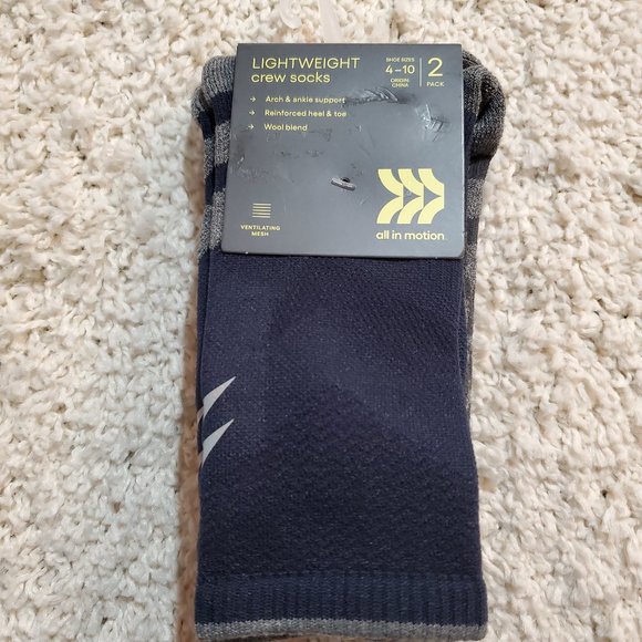 A New Day Lightweight Crew Socks 2 Pair